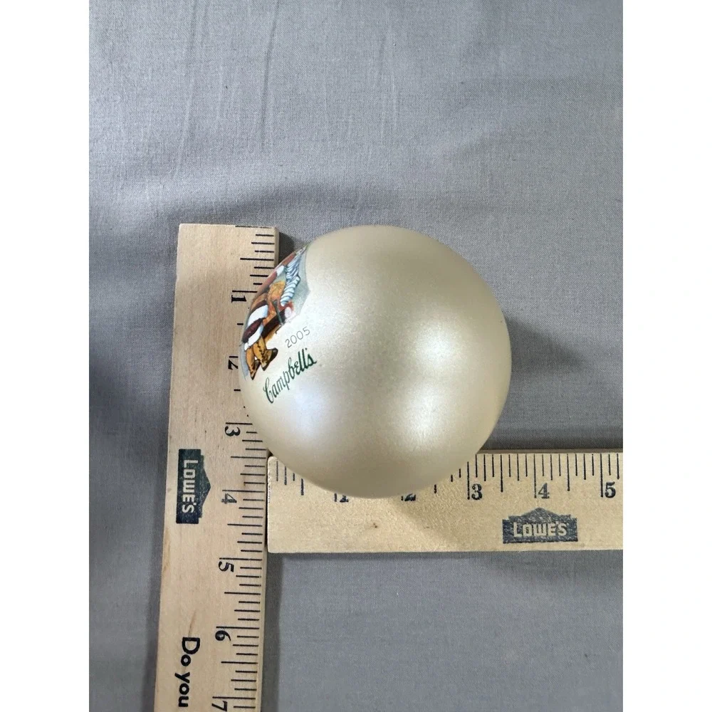 VTG Campbell's Soup Kids 2005 Collector's Edition Glass Ball Ornament Nostalgic